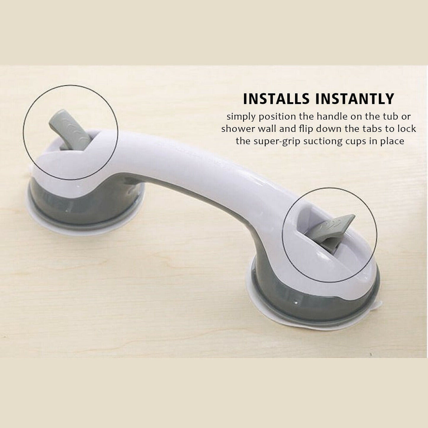 Power Shower Grip Handle Bathroom