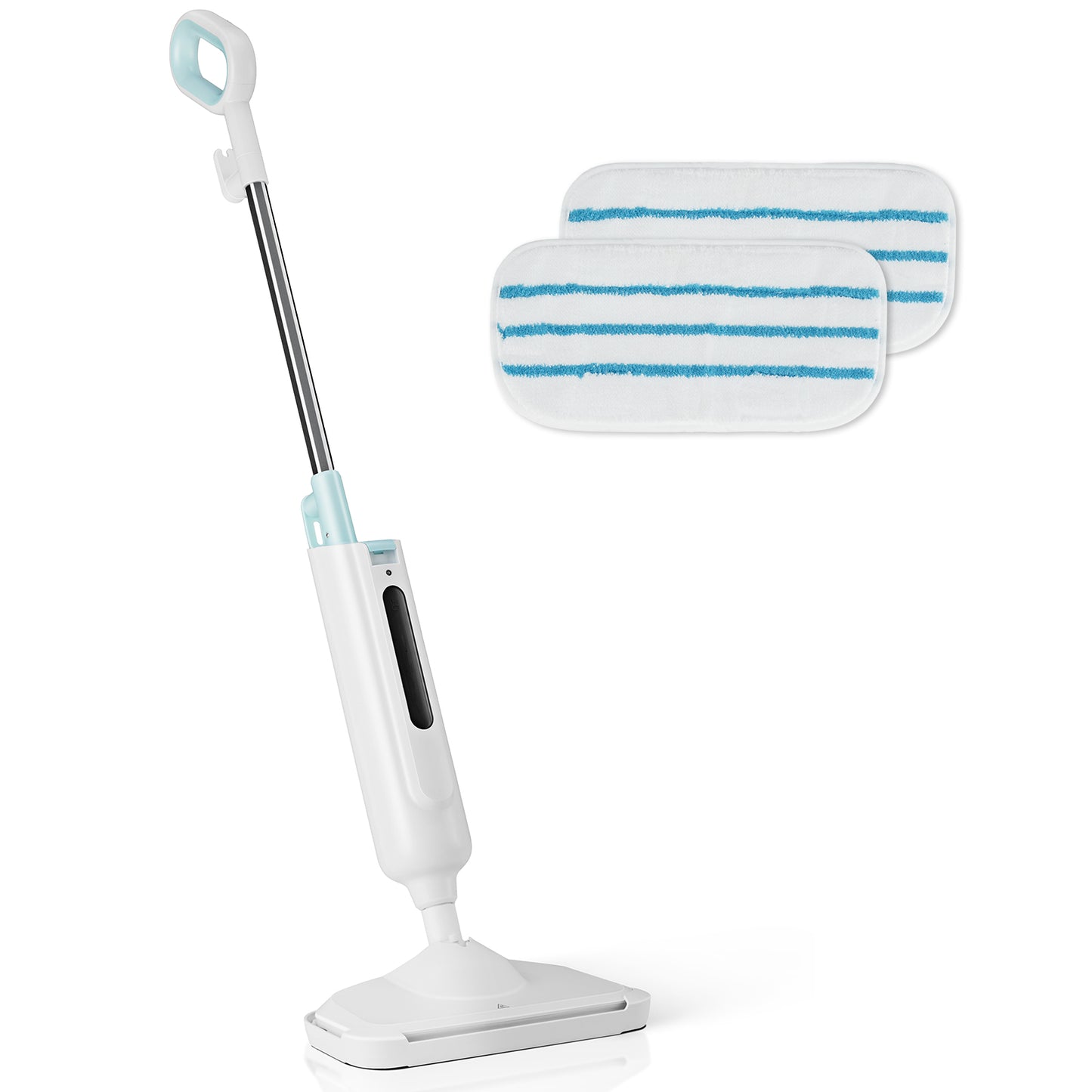 Steam Mop for Hardwood Floors - Tile - Marble- Lightweight Floor Steamer with 2 Washable Pads