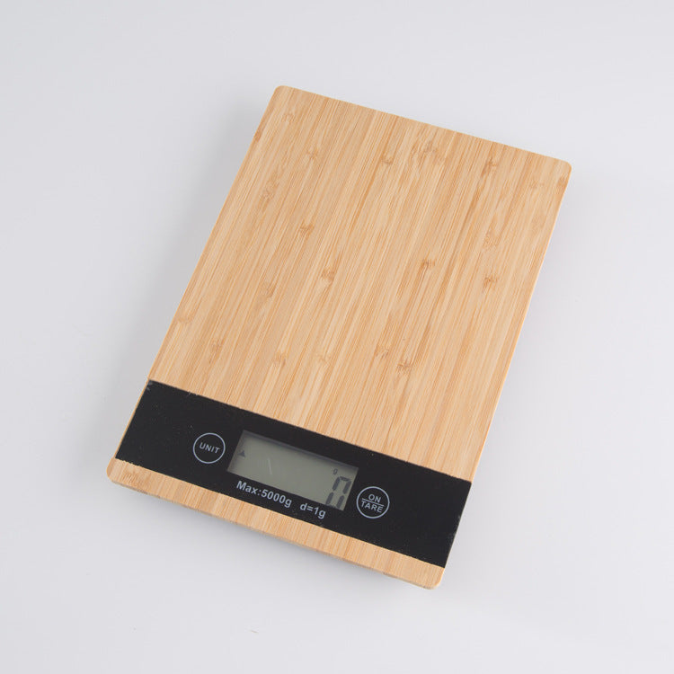 Bamboo Digital Kitchen Scale - Precise Food Scale for Cooking, Baking & Meal Prep