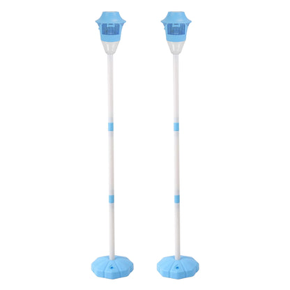 Standing Bubble Machine with LED Lights & Music - Adjustable Height