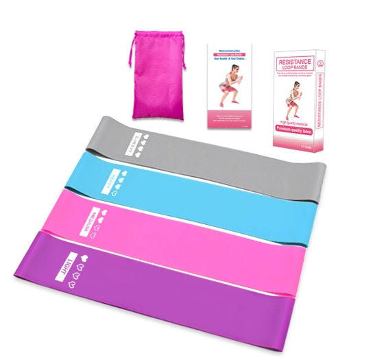 Resistance Bands for Women & Men - Loop Exercise Bands for Yoga, Pilates & Glute Training