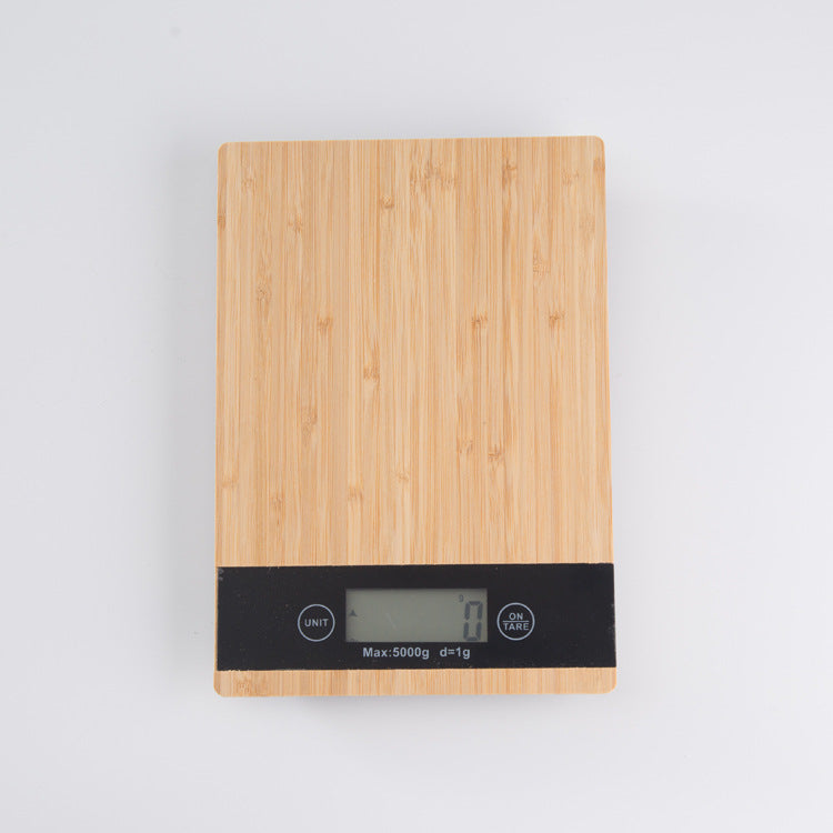 Bamboo Digital Kitchen Scale - Precise Food Scale for Cooking, Baking & Meal Prep