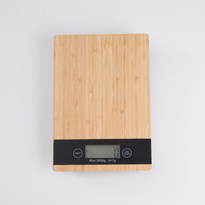 Bamboo Digital Kitchen Scale - Precise Food Scale for Cooking, Baking & Meal Prep