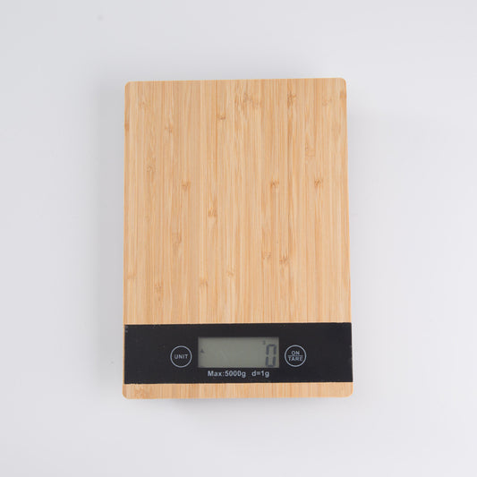Bamboo Digital Kitchen Scale - Precise Food Scale for Cooking, Baking & Meal Prep