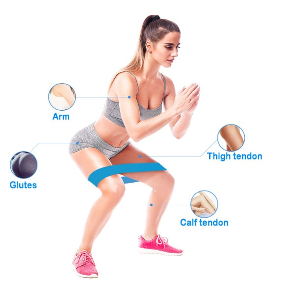 Resistance Bands for Women & Men - Loop Exercise Bands for Yoga, Pilates & Glute Training