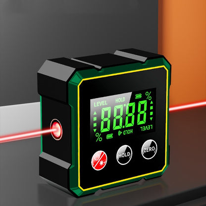 Digital Angle Finder with Laser Level - Magnetic Protractor Gauge for Precision Measurements
