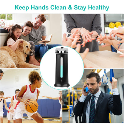 Automatic Soap Dispenser 400ml - Touchless Sensor Hand Soap Dispenser with Adjustable Volume