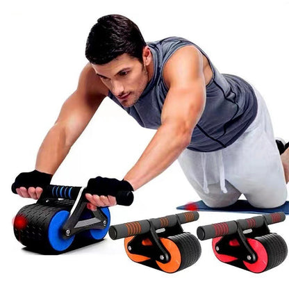 Ab Wheel Roller Abdominal Exerciser - Double Wheel Ab Roller Core Trainer for Men & Women