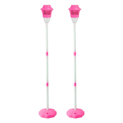 Standing Bubble Machine with LED Lights & Music - Adjustable Height
