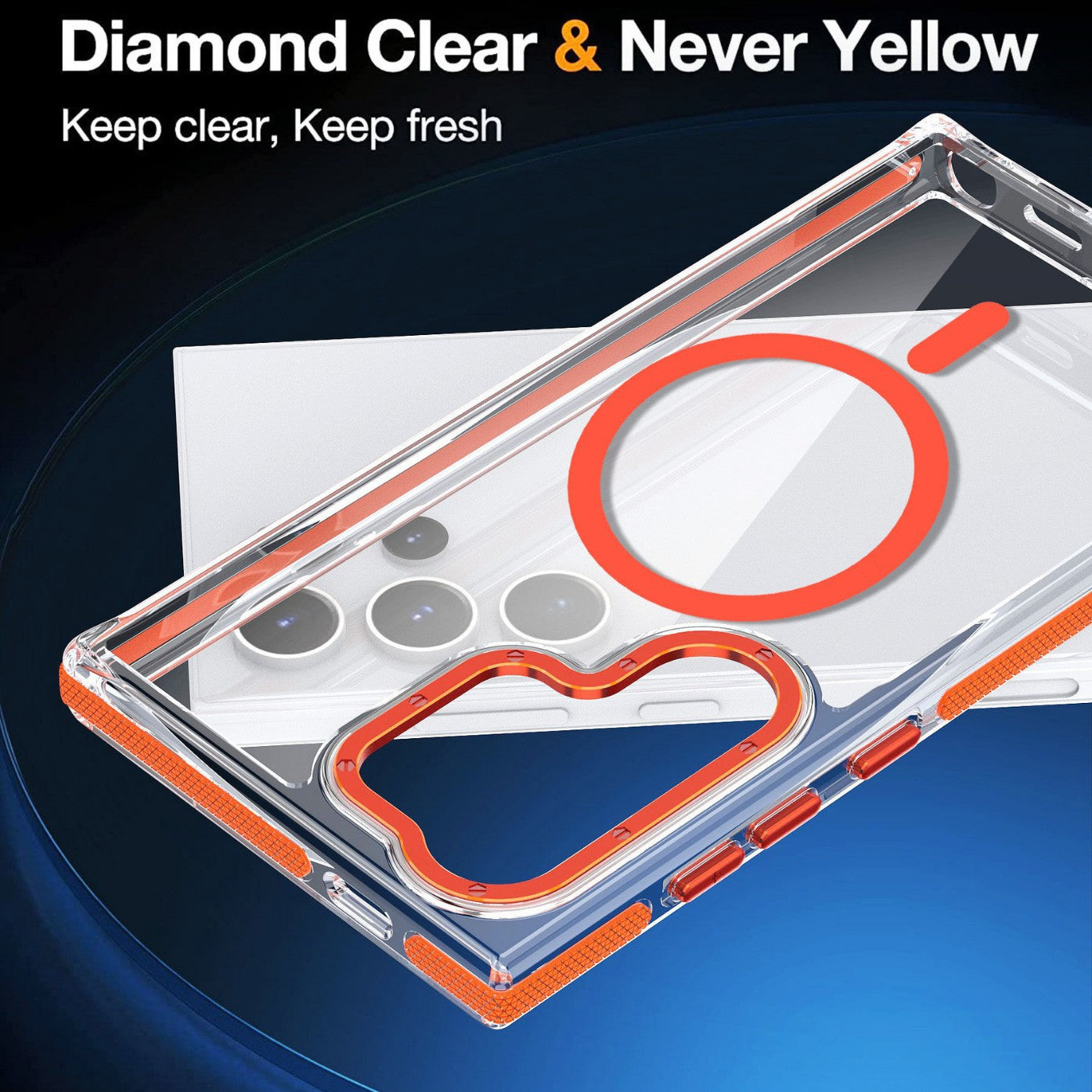 Samsung Galaxy S25 Ultra Magnetic Case - Slim TPU Full Protection Cover