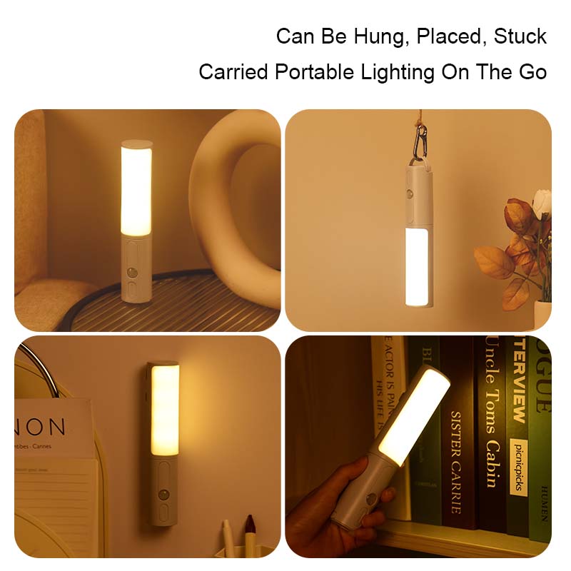 Motion Sensor LED Night Light For Home Bed Kitchen Cabinet Wardrobe Wall Lamp