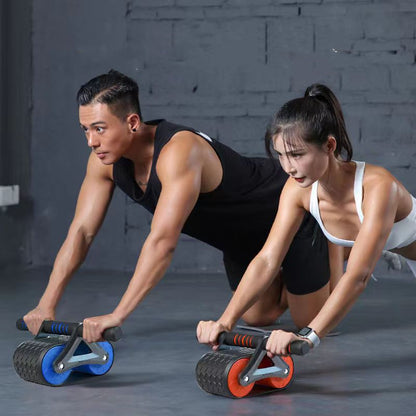 Ab Wheel Roller Abdominal Exerciser - Double Wheel Ab Roller Core Trainer for Men & Women