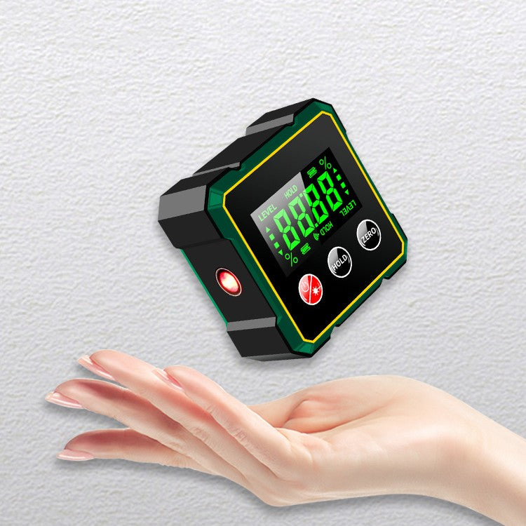 Digital Angle Finder with Laser Level - Magnetic Protractor Gauge for Precision Measurements