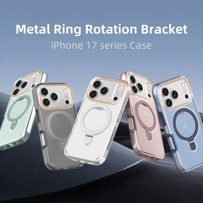 iPhone 17 Series Cases with Magnetic Ring & 360° Rotating Stand - iphone 17 pro max case - iphone 17 pro case