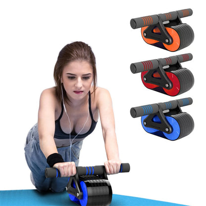 Ab Wheel Roller Abdominal Exerciser - Double Wheel Ab Roller Core Trainer for Men & Women