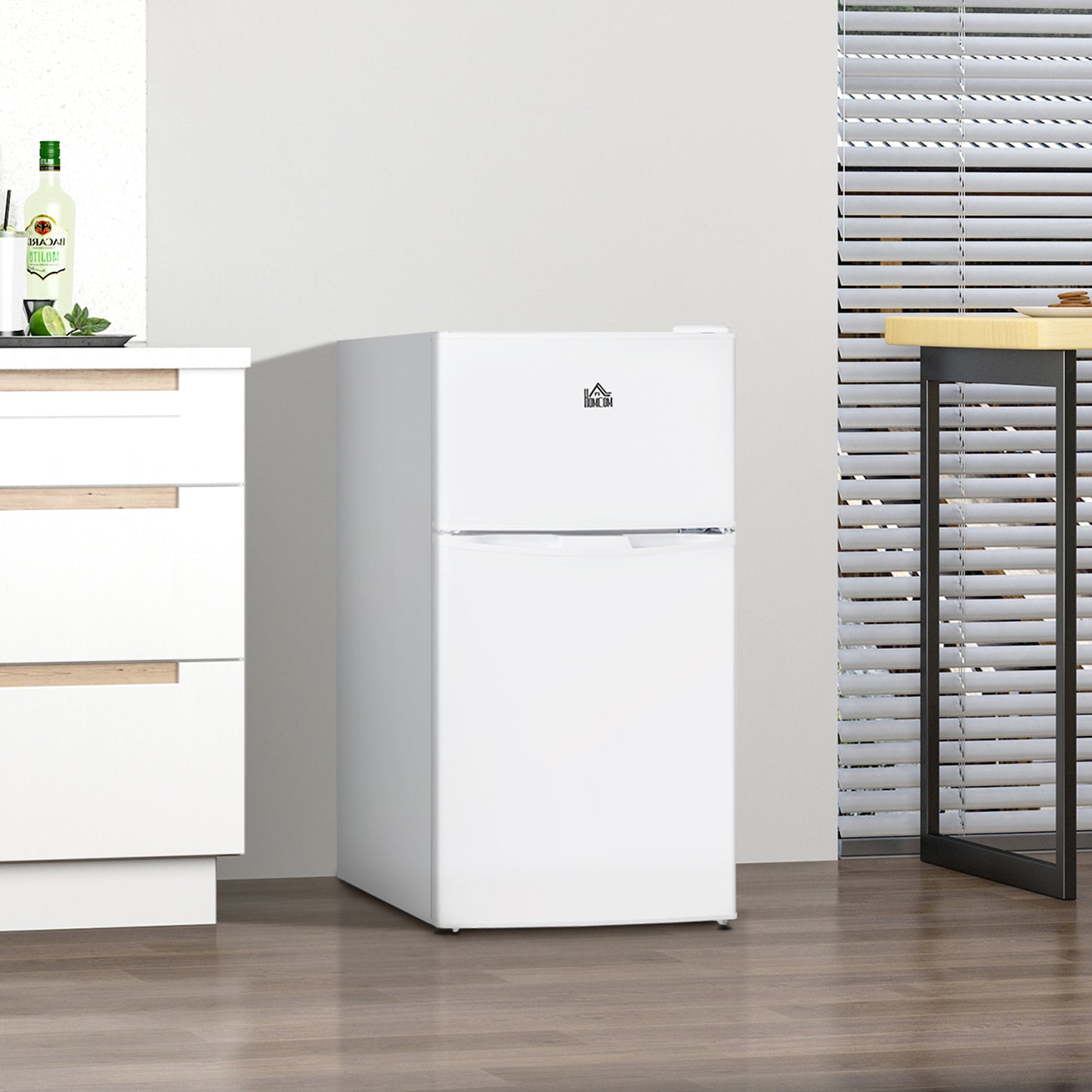 Mini Fridge with Freezer - Compact Refrigerator for Bedroom, Dorm, Office & Motor homes and RVs