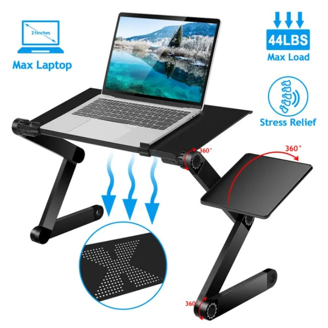 Premium Foldable Laptop Desk - Adjustable