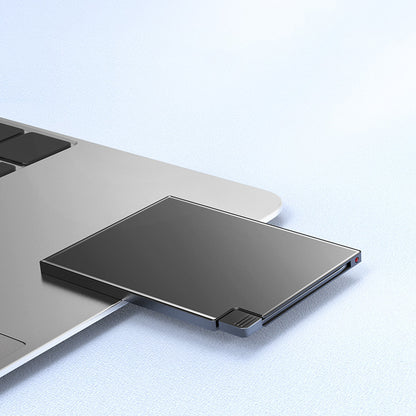 Ultra-Thin Power Bank 10000mAh - Ultra Slim Graphene Portable Charger with Built-In Type-C Cable