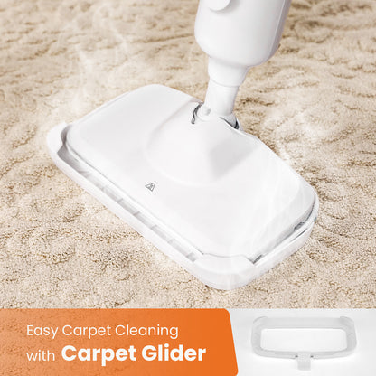 Steam Mop for Hardwood Floors - Tile - Marble- Lightweight Floor Steamer with 2 Washable Pads