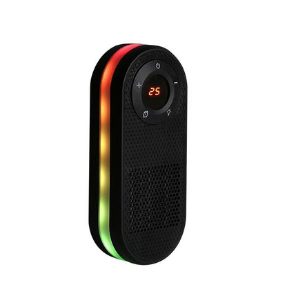 Portable Space Heater with Remote - 180° Rotating Electric Heater with Timer & LED Display