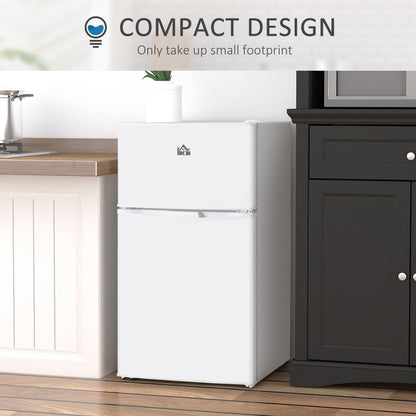 Mini Fridge with Freezer - Compact Refrigerator for Bedroom, Dorm, Office & Motor homes and RVs