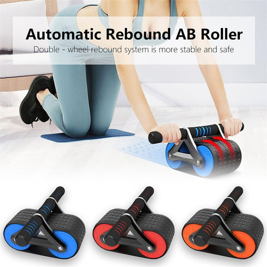 Ab Wheel Roller Abdominal Exerciser - Double Wheel Ab Roller Core Trainer for Men & Women