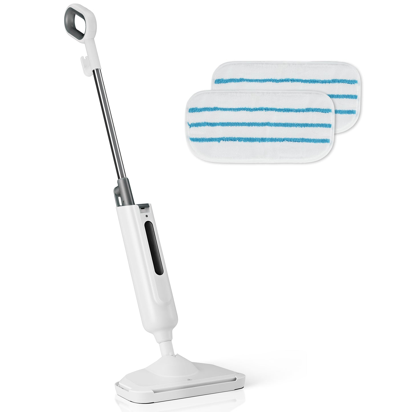 Steam Mop for Hardwood Floors - Tile - Marble- Lightweight Floor Steamer with 2 Washable Pads
