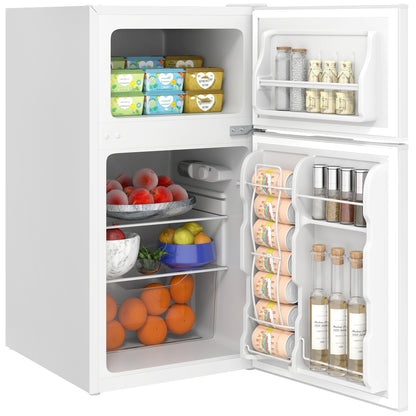 Mini Fridge with Freezer - Compact Refrigerator for Bedroom, Dorm, Office & Motor homes and RVs